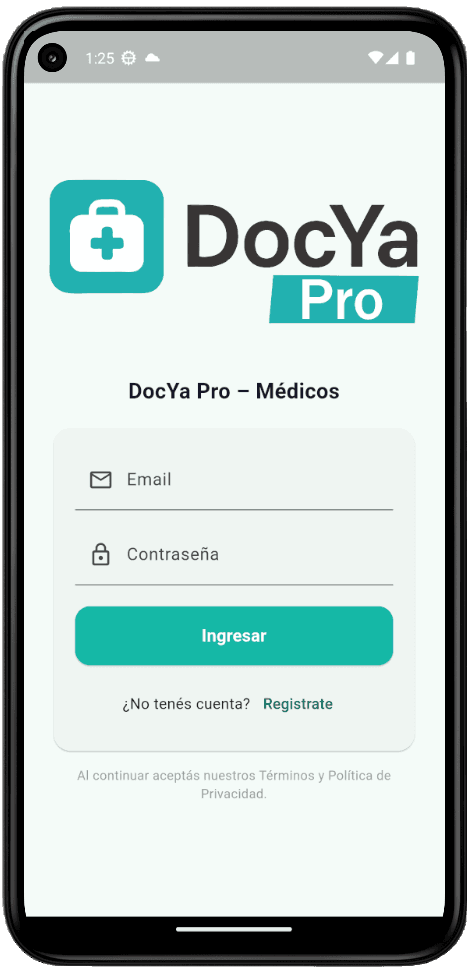 Login DocYa Pro