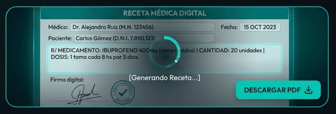 Receta o consulta DocYa